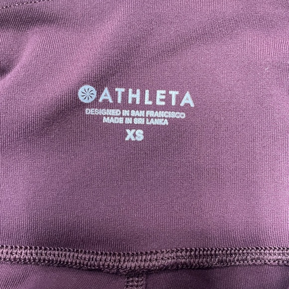 Athleta Dark Purple Full Length Leggings Sz XS - Picture 5 of 7